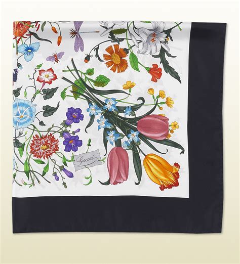 foulard gucci flora prezzo|sciarpe gucci donna.